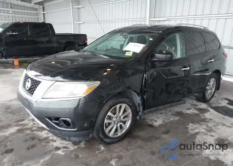 2016 Nissan Pathfinder S z USA, uszkodzony, nr VIN 5N1AR2MN9GC621480